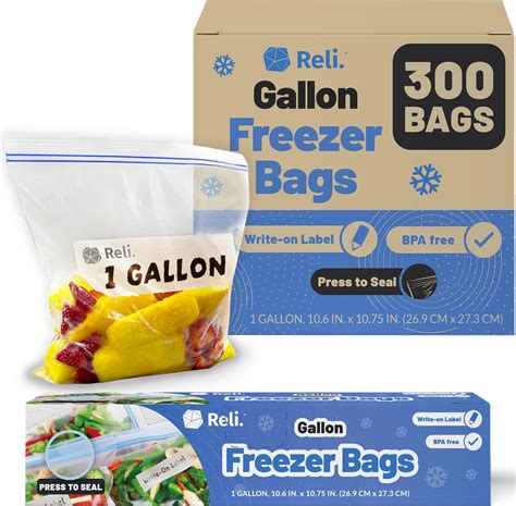 small size freezer bags